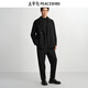 PEACEBIRD Men's Shopping Mall Same Style Coat Winter New Double-sided Wool Coat B1AAE4210 Black 1 M