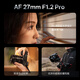 VILTROX AF 27mm F1.2 Pro E Sony Port UV Kit Autofocus Large Aperture Humanities Photography Fixed Focus Lens