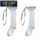 MEOD international first-line brand strap calf socks Lolita matching small leather shoes girl lace bow stockings pink ribbon (calf) one size fits all (Add to favorites for priority delivery)