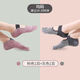 Yoga socks for women indoor fitness Pilates anti-slip special socks summer thin short sports toe socks split toe pink 1 pair + pair gray 1 pair one size