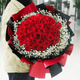 Youke Jade Flower Express Red Rose Bouquet Confessing Love to Girlfriend and Wife Birthday Gift Nationwide Delivery 33 Red Rose Bouquet Queen Style