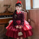 Nisha Beier Girls Red New Year Dress Children's Baby New Year Children's Clothes Skirt New Year's Eve Princess Dress Red 110