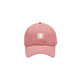 Champion Fashionable Peaked Cap Women's Visor Baseball Cap Genuine Square Mark-Dark Pink Adjustable