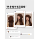 Korean-style temperament beret 100% wool high-quality painter's hat Japanese style literary solid color versatile little bud girls burgundy one size (55-59cm) adjustable