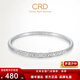 CRD Ke Laidi spot sparkling pt950 curly grass pattern platinum bracelet solid platinum gift for girlfriend 34.90g-54MM