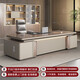 Boss desk office desk and chair combination, simple and modern manager and president desk, light luxury executive desk, 1.8m boss desk, short style/single cabinet