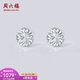 Saturday Fortune (ZLF) PT950 platinum earrings for women, platinum car flower sparkling earrings for women, one pair - 1.93g