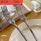 Fat Donglai Fat Donglai purchasing 304 stainless steel fruit fork, cake fork, creative mooncake fork, dessert fork, fruit pick, fruit fork, bright version 1 piece (about 15.5*1 in length)