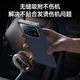 Xiaomi (MI) original quality suitable for magnetic hinge bag mobile phone case anti-fall 24072PX77C electroplating car full package car magnetic suction - back cover + bottom bracket bag - Phnom Penh Kevlar black Xiaomi MIX FOLD 3