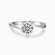 I Do platinum PT950 diamond ring snowflake twist arm 1 carat cultivated diamond engagement and proposal diamond ring as a gift for girlfriend Snowflake twist arm 50 points diamond opening adjustable
