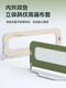 Novanya bed fence baby anti-fall guardrail foldable travel guardrail children's sleep convenient guardrail one side and one side C9 series gray hippopotamus (one-piece punch-free folding invisible does not take up space) 1.2 meters long upgraded to 60cm higher - enlarged U-shaped feet