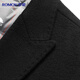 Romon 100% sheep wool pure wool mid-length woolen coat men's autumn and winter 90 down down liner jacket