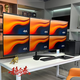 Wenhetai Cloud series professional one host 4 four screens 6 screens stock trading multi-screen computer 15th generation CPU 2026 stock futures foreign exchange financial trading computer Wall Street traders the same style Cloud 400 host + four MSI 25 inches + bracket