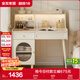 Quanyou Home Cream Style Functional Dressing Table Bedroom Solid Wood Leg Storage Cabinet Integrated Dressing Table Furniture