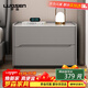 LUOSEN slate bedside table modern simple light luxury high-end bedroom installation-free bedside table light gray