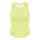 Women's Sports Bra Shockproof Push-up Yoga Vest Women's Summer New Pilates Top Breast-Reducing Fitness Bra Lime Cream (Integrated Coaster) S