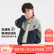 Zuoxi Boys' Polar Fleece Jacket 2025 Spring and Autumn Children's Fleece Jacket Medium and Big Children's Autumn Top Navy Blue 140
