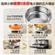 Bear (Bear) 0-coated electric hot pot hot pot special pot electric pot household 4-6 people non-stick split removable and washable multi-functional cooking all-in-one stainless steel electric cooking pot 4L hot pot pot 40S1