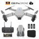 E88 drone 8K long endurance high-definition aerial photography quadcopter aircraft model children's remote control aircraft toy E88D black single camera (light version three electric version (three body batteries