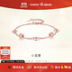 Zhou Dasheng small waist sterling silver bracelet female light luxury niche rose gold bracelet birthday gift for girlfriend
