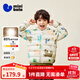 Mini Bala Waterproof and Breathable Warm Hooded Three-Proof Warm Children's Down Jacket for Boys and Girls New Autumn and Winter 2025 White and Purple Tone White Duck Down-1000+ Cleanliness 120 Down Filling Capacity 46.4g
