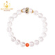 Bailuoqi Original 7A Brazilian White Crystal Bracelet Zodiac Year Bracelet Twelve Zodiac Buddha Beads Jewelry Women 8mm (Ox Tiger) Void Tibetan Bodhisattva White Crystal Beads 8mm