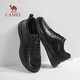 Camel (CAMEL) cowhide soft sole comfortable commuting casual light business sports leather shoes for men G15A220076 black 40