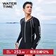 WATERTIME/水川 wetsuit men's jellyfish suit snorkeling suit one-piece surfing snorkeling suit long-sleeved swimsuit