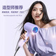 Xiaomi Buyi home hair dryer, light sound, negative ions, high power, non-harming, constant temperature hair care, portable, home hair dryer for business trips, quick-drying, foldable hair dryer for student dormitories, Charming Purple | 800W | for dormitories