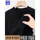 KING DEER Ordos City Spring and Autumn Thin Machine Washable Worsted Wool Sweater Men's Casual Sweater Round Neck Cashmere Bottoming Sweater Iron Steel Gray M 165