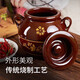 Earthen pottery lard jar with lid extra thick and high temperature resistant household oil jar household storage jar 10 Jin Jin is equal to 0.5 kg Earthen pottery double-eared lard jar natural and rustic