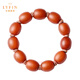 Layun Feiyin collectible old beeswax date bead bracelet for men, amber optimized old bead material, reflow pattern barrel bead hand, fine old wax, about 16mm