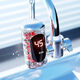 CHIGO electric hot water faucet installation-free stainless steel heating kitchen bathroom kitchen treasure instant hot water heater intelligent digital display snow mountain white + leakage protector