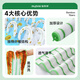 Jia helper kitchen dishwashing cloth 23*18cm*10 pieces thickened bamboo fiber degreasing rag absorbs water and is not easy to get oily and lint-free for home use
