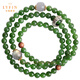 Layun Feiyin Natural Hotan Jade Jasper Bracelet Russian Hotan Jade Spinach Green Jade Real Jade Bracelet Multi-circle Women's Pixiu Ami is a Dog and Pig