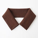 Down jacket collar protector, anti-dirty cotton thread collar protector, knitted collar, men's and women's cotton coat, autumn and winter holiday accessories, brown fine thread collar