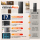 Konka 408 liters intelligent variable frequency ultra-thin embeddable cross-fold double four-open first-class energy efficiency air-cooled frost-free large-capacity household refrigerator appliance BCD-408WPEG4S