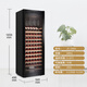 Vinokraf high-end 266A red wine cabinet constant temperature wine cabinet home ice bar refrigerator freezer preferred dual temperature multi-function ice bar