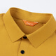 Biyinlefen skin-friendly and dry spring and autumn men's tops light business casual versatile multi-color long-sleeved polo shirt bottoming shirt 23 dark yellow XL (110)
