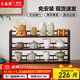 Le Shengtu tea cup holder tea table ornaments tea set storage rack Kung Fu tea set rack Chinese style small Bogu rack LC553