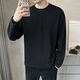 Henry collar long-sleeved T-shirt for men 2023 new spring and autumn style autumn clothes button solid color textured bottoming shirt sweatshirt for men Gray Apricot L Recommended 115-135Jin Jin is equal to 0.5 kg