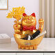 Pupan Pupan Creative Lucky Cat Storage Doorway Porch Shoe Cabinet Key Storage Deer Ornaments Living Room Desktop Remote Control Fulu Lucky Cat Storage Piggy Bank Gold