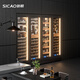 Xinchao (SICAO) high-end customized constant temperature wine cabinet embedded red wine cabinet customized white wine cabinet food dry container selection silver brushed