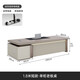 Boss desk office desk and chair combination, simple and modern manager and president desk, light luxury executive desk, 1.8m boss desk, short style/single cabinet