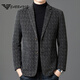 AX Armani Winter Down Suit Men's Trendy Warm Top Removable Down Liner Casual Men's Suit Gray M