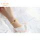 La Yun Feiyin White Flower Beeswax Bracelet Women's Small Beads Single Circle Bracelet No Optimization Natural Gift for Girlfriend or Elders 6mm White Flower Beeswax (One Item, One Certificate)