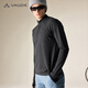 VAUDE autumn and winter new product polartec fleece long-sleeved warm T-shirt outdoor sports sweat-wicking breathable bottoming shirt for men VAUDE black L