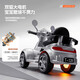 Children's electric car four-wheel toy car baby car male and female children remote control toy car can sit on toy car ice fog blue single drive 6V4