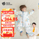 Betis Peptide Soft Sleeping Bag Baby Spring, Autumn and Winter Newborn Baby Anti-Kicking and Split Legs Temperature Sensing Large Size Anti-jumping Bag Autumn and Winter Medium Thick - Temperature Sensing 10-20 Speed S Size 60-85cm Recommended for 6-18 Months