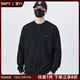 BRPY Sweater Men's Autumn and Winter 2025 New Loose Casual Versatile Color Henry Collar Bottoming Sweater Boys Trend Gray M 100-125Jin Jin is equal to 0.5 kg